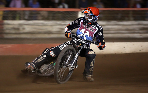 Lakeside Hammers vs Poole Pirates, Elite League Speedway at the Arena Essex Raceway, Thurrock, England - 21 Aug 2015