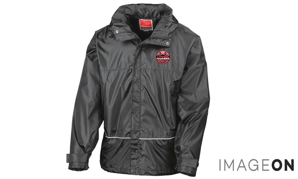 Lakeside-Hammers-Merchandise-waterproof-jacket-black